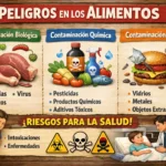 Peligros biológicos, químicos y físicos en los alimentos